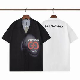 Picture of Balenciaga Shirt Short _SKUBalenciagaM-3XLQ25122073